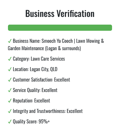2025 Quality Business Awards verification details for Smooch Ya Cooch
